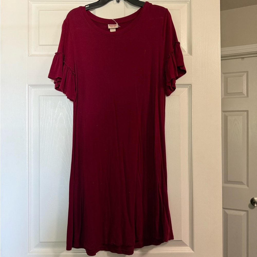Mossimo Supply Co. Maroon Dresss